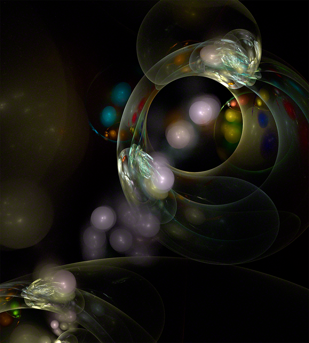 Marbles Under Ice