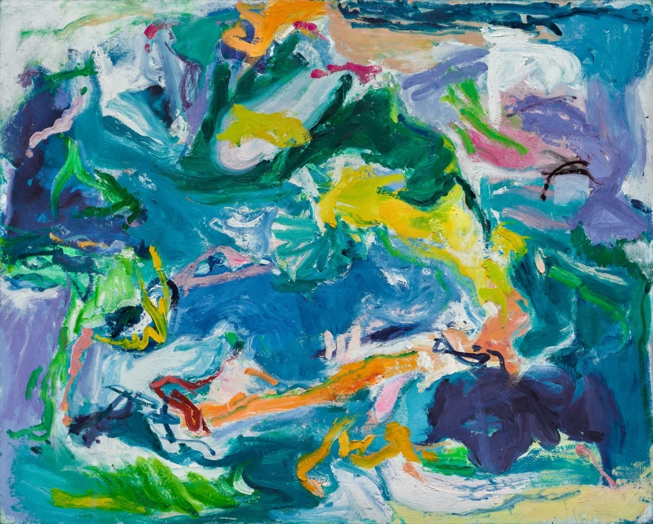 Undersea, I 48 x 60 inches Oil on Canvas