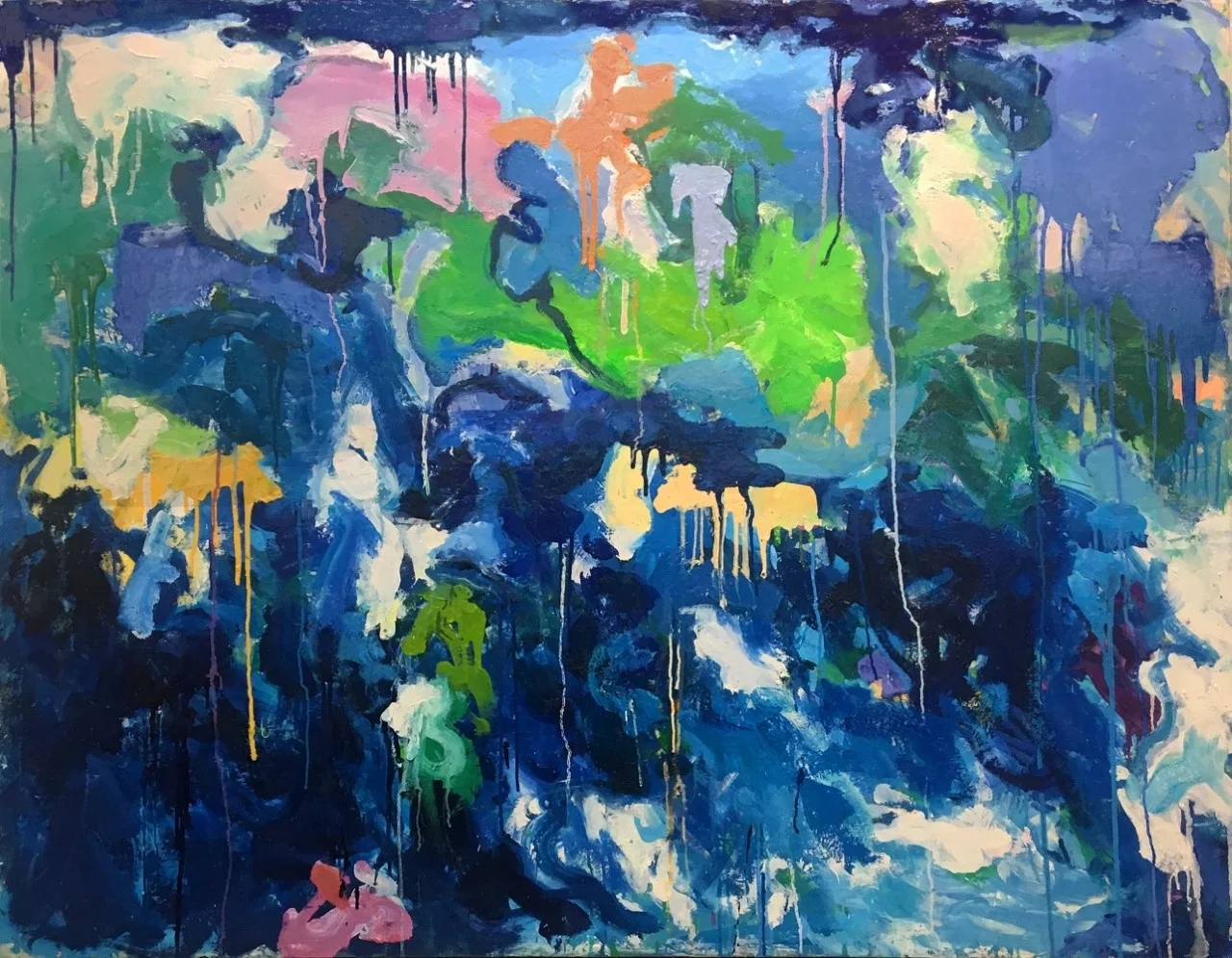 Undersea II 48 x 60 inches Oil on Canvas