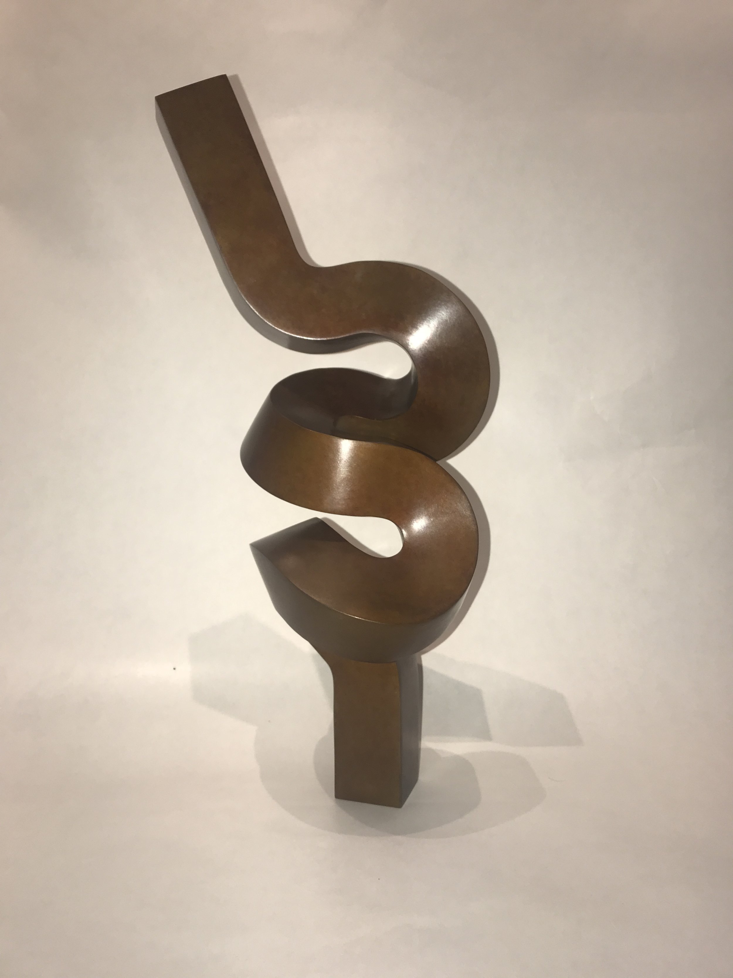 Upright, bronze, 17 x 6.5 x 7.5 in