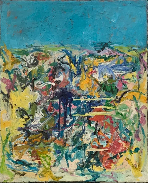 Undersea (Coral Reef) II 30” x 24” Oil/canvas 2018-2019