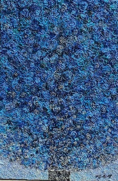 Untitled, (Blue Tree)