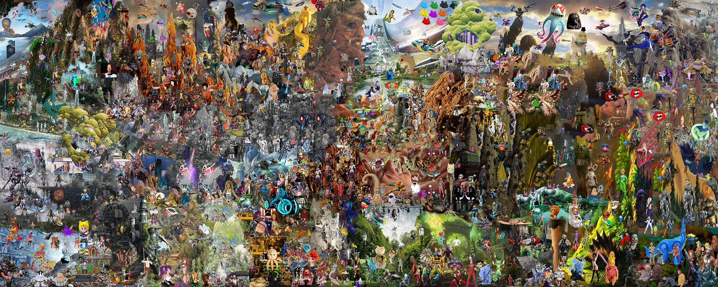 An Ode to Science Fiction through Visual Art (part of a 6-year artistic endeavor)