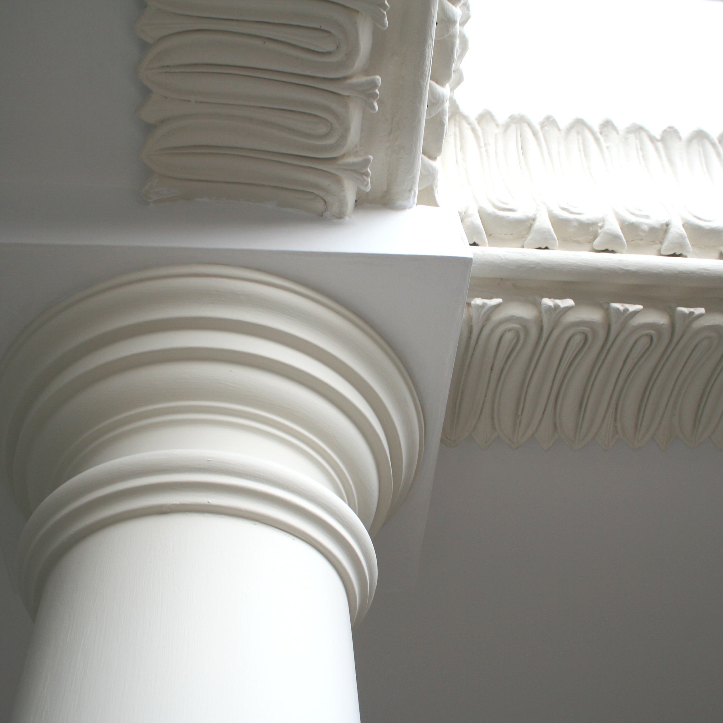 Restoration of original plaster ceiling