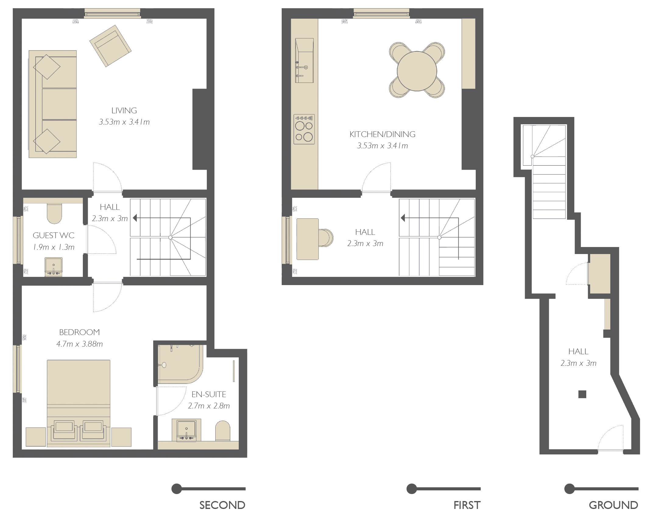 Floorplan for Apartment 1