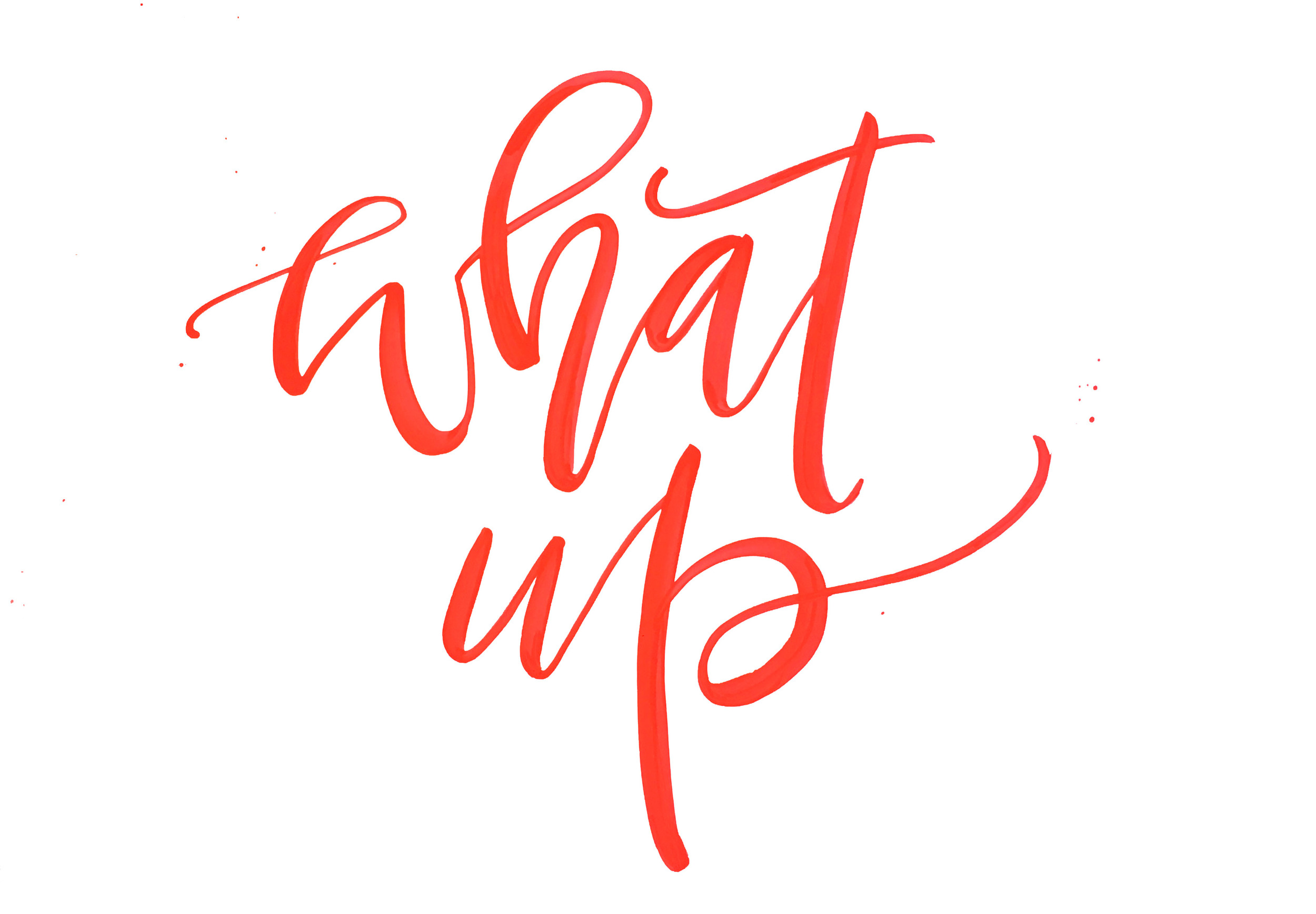 ©jenn gietzen write on! design hand lettering watercolor_WHATUP2.jpg