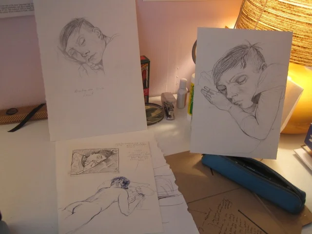 Sketches by Nicole Eisenman 2012