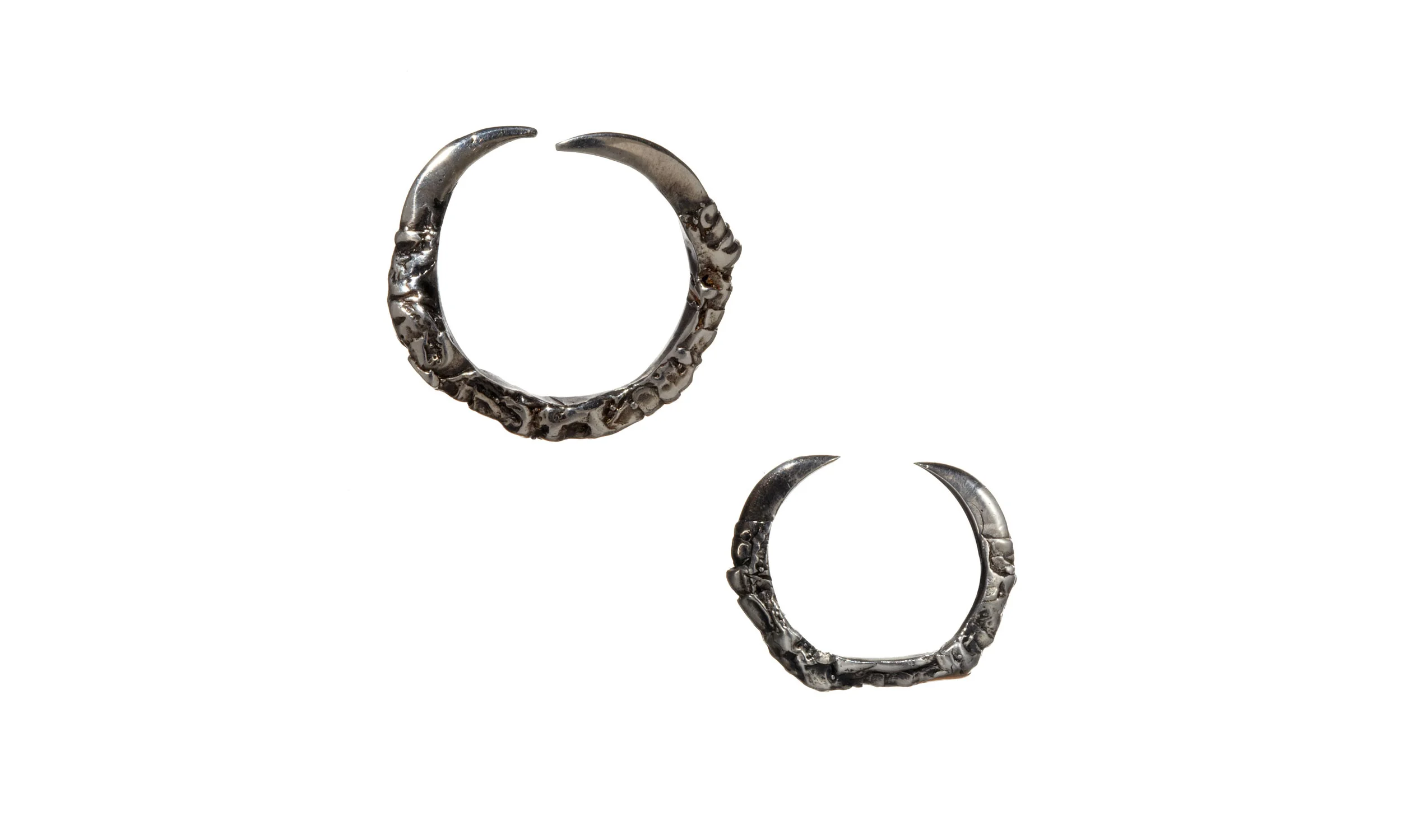 Pair of Bird Claw Talon Rings