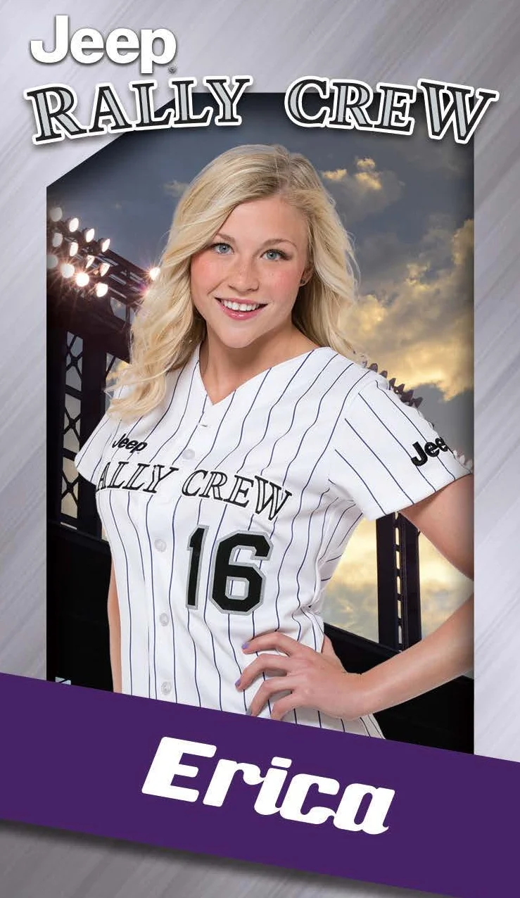 Rally Crew Baseball Card Design
