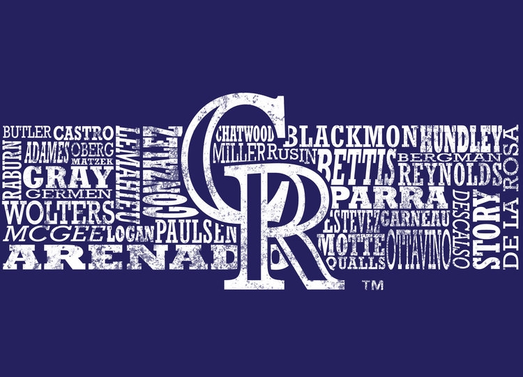 Colorado Rockies Player Elect Tee Design