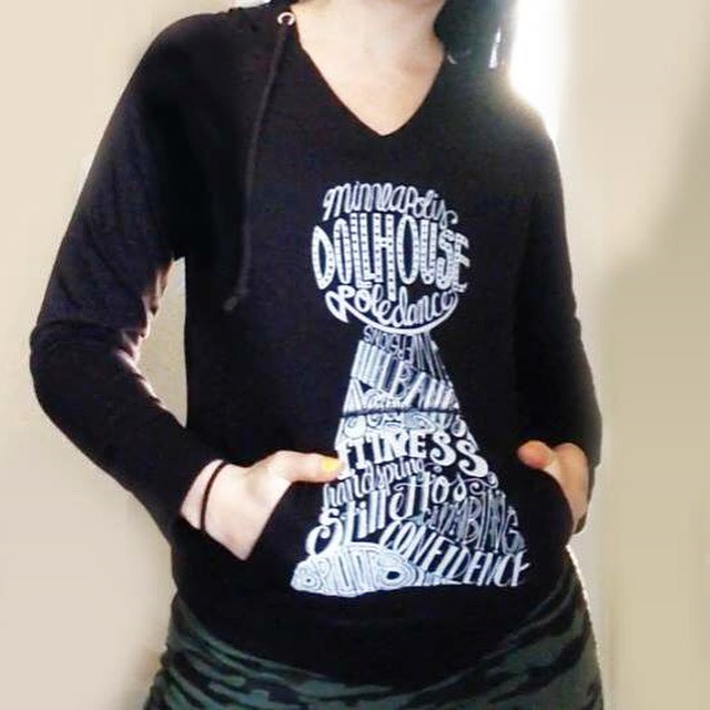 Dollhouse Pole Dance Studio T Shirt Design