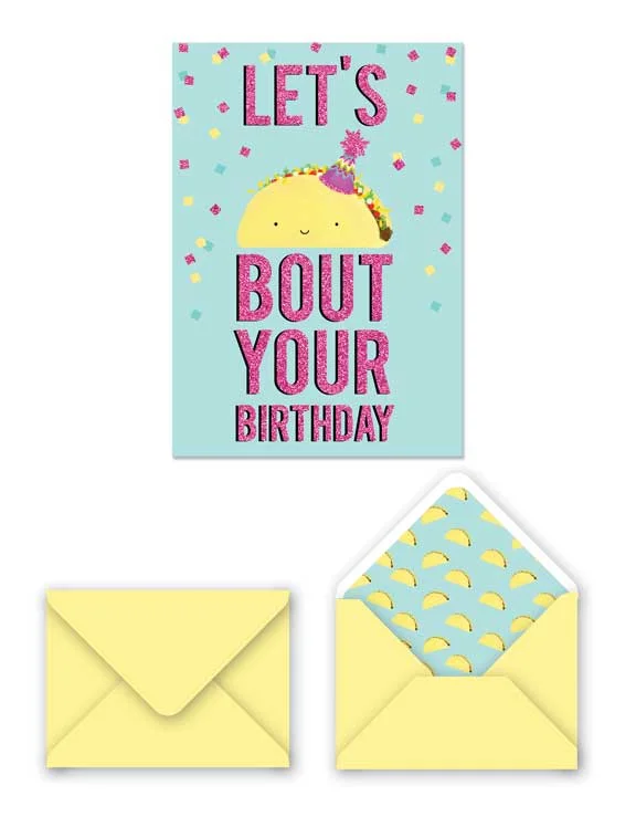 Let's Taco Bout Your Birthday Card