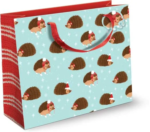 Holiday Hedgehogs Gift Bag