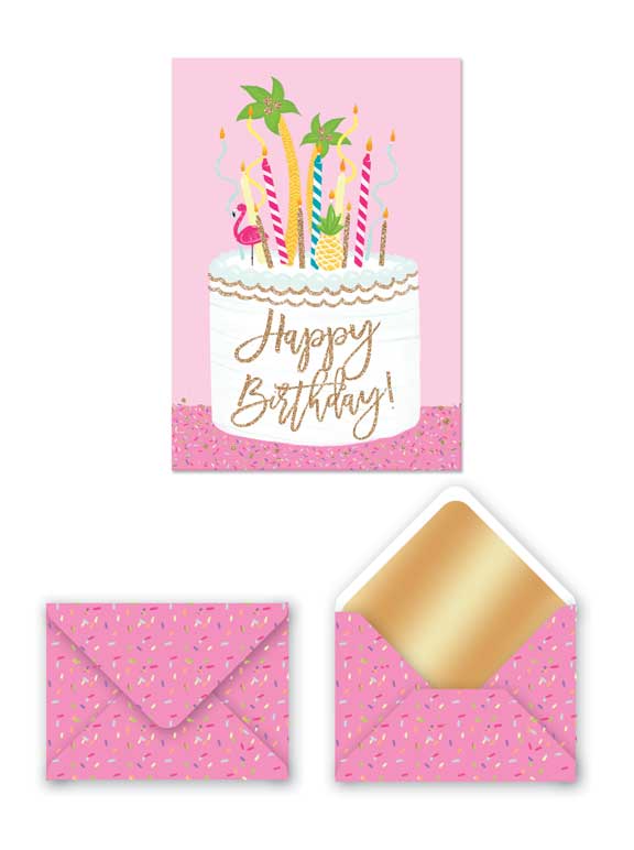 Crazy Cake Birthday Card