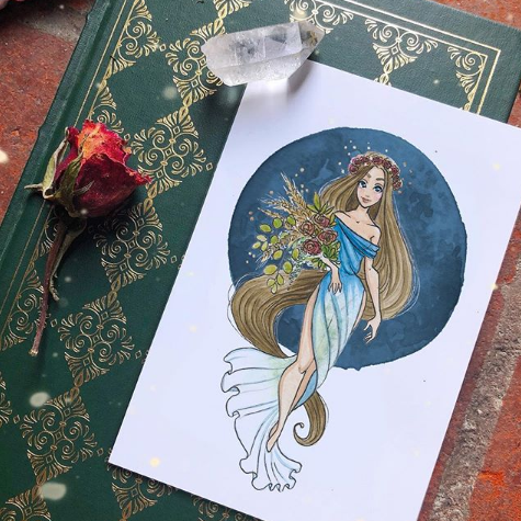 Virgo & Leo Postcards