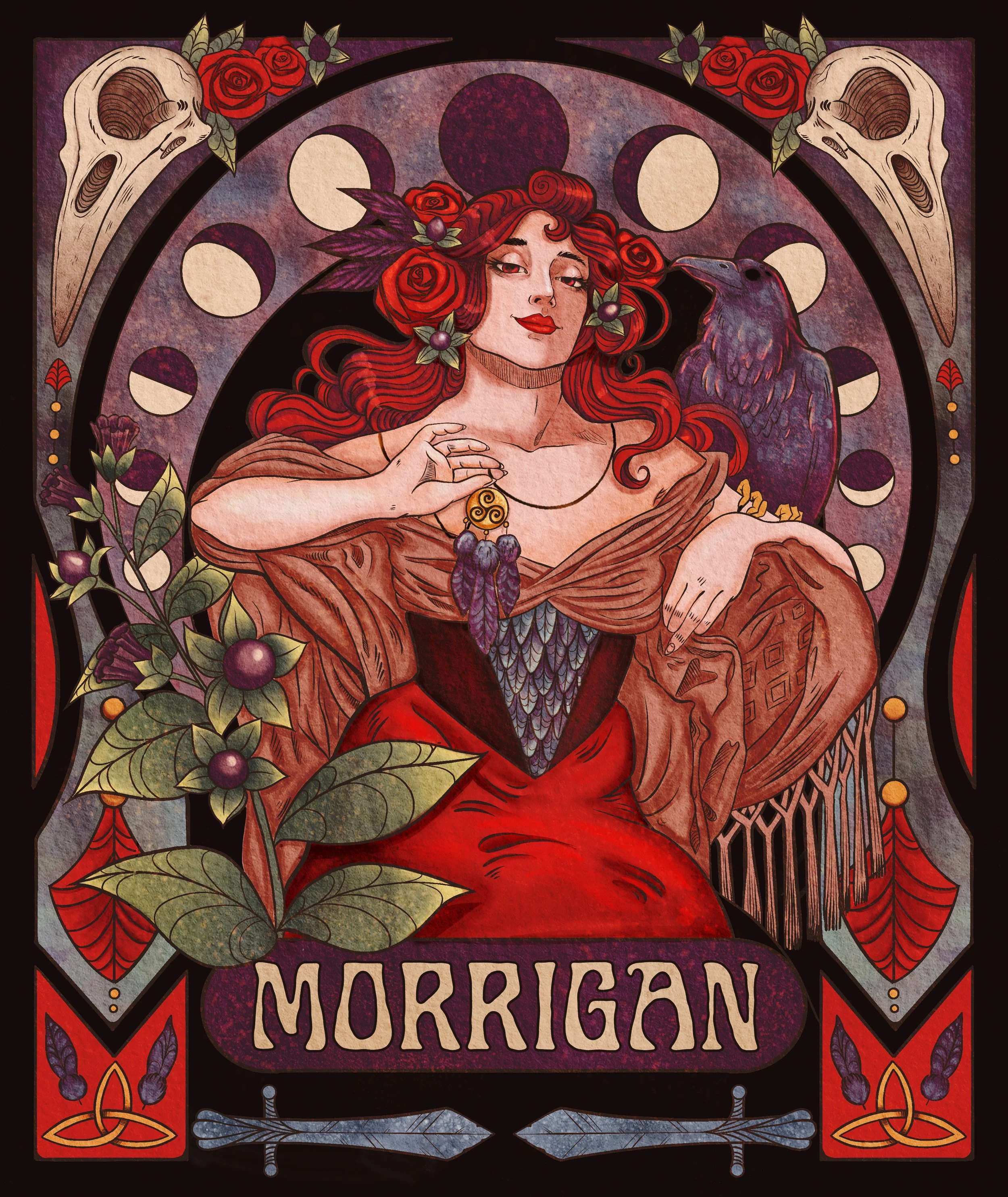 Morrigan-art-nouveau-goddess-illustration-watercolor-lindsay-turner.jpg