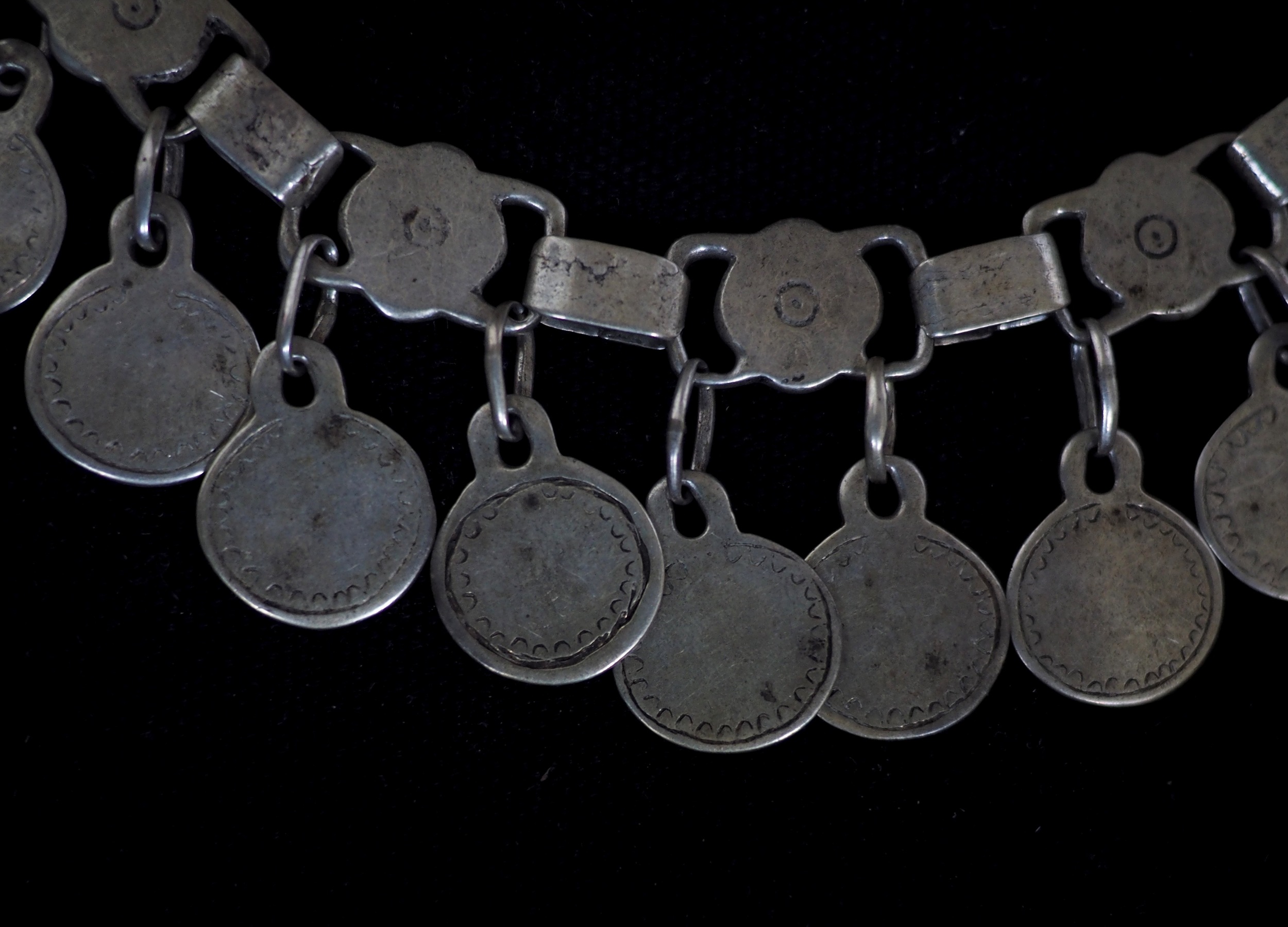 Mapuche silver head ornament / necklace. Chile. — Karlsson | Wickman