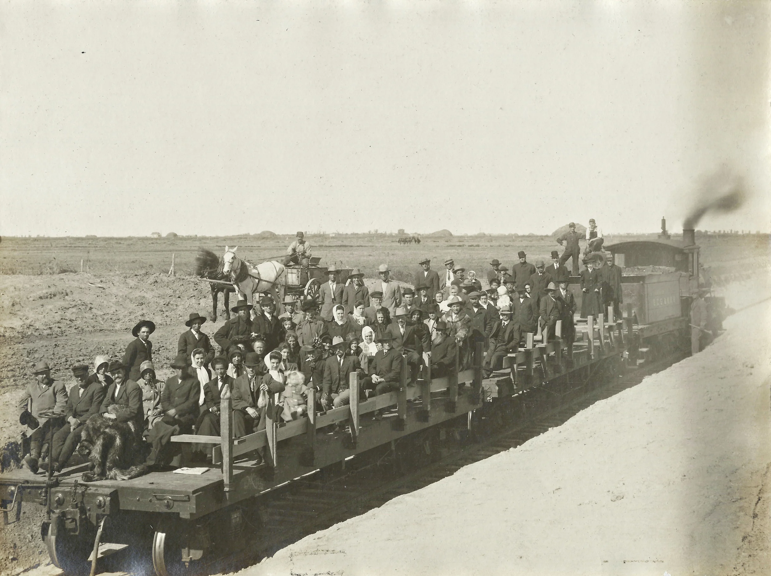 The New Rail Crossing the Plains in Haskell County