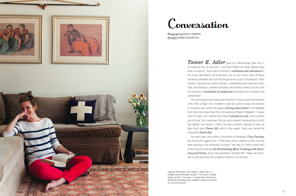 TAMAR ADLER, ANTHOLOGY