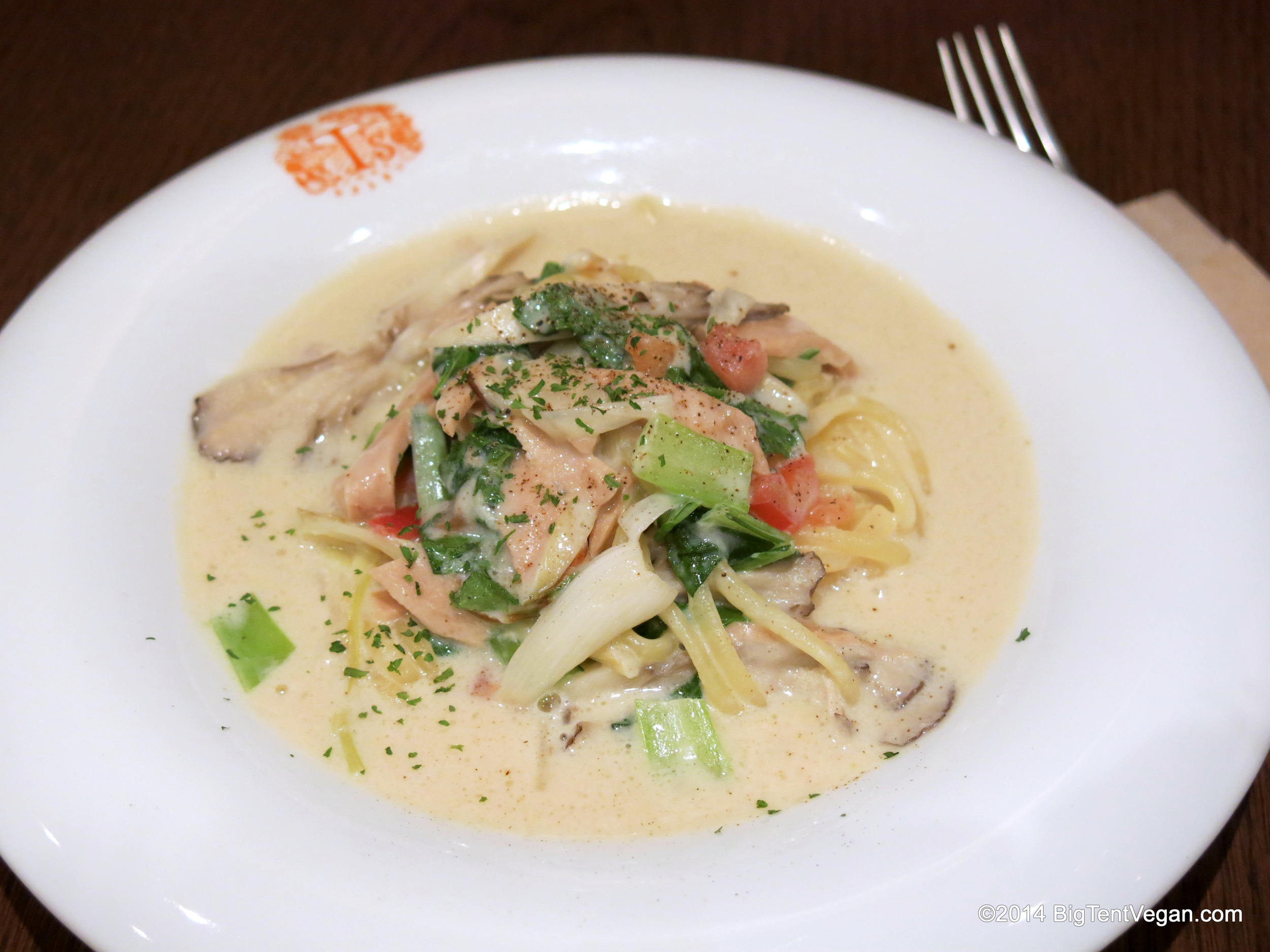Pasta in a White Cream Sauce