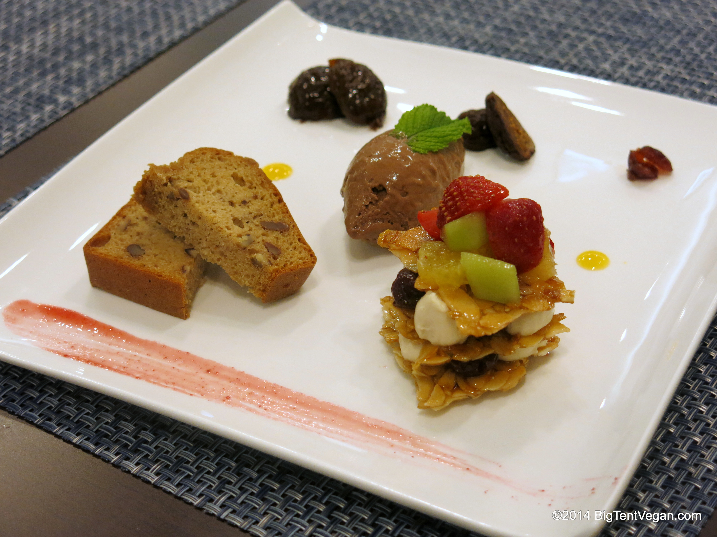 Assortment of Desserts and Fruits (part of set dinner menu)