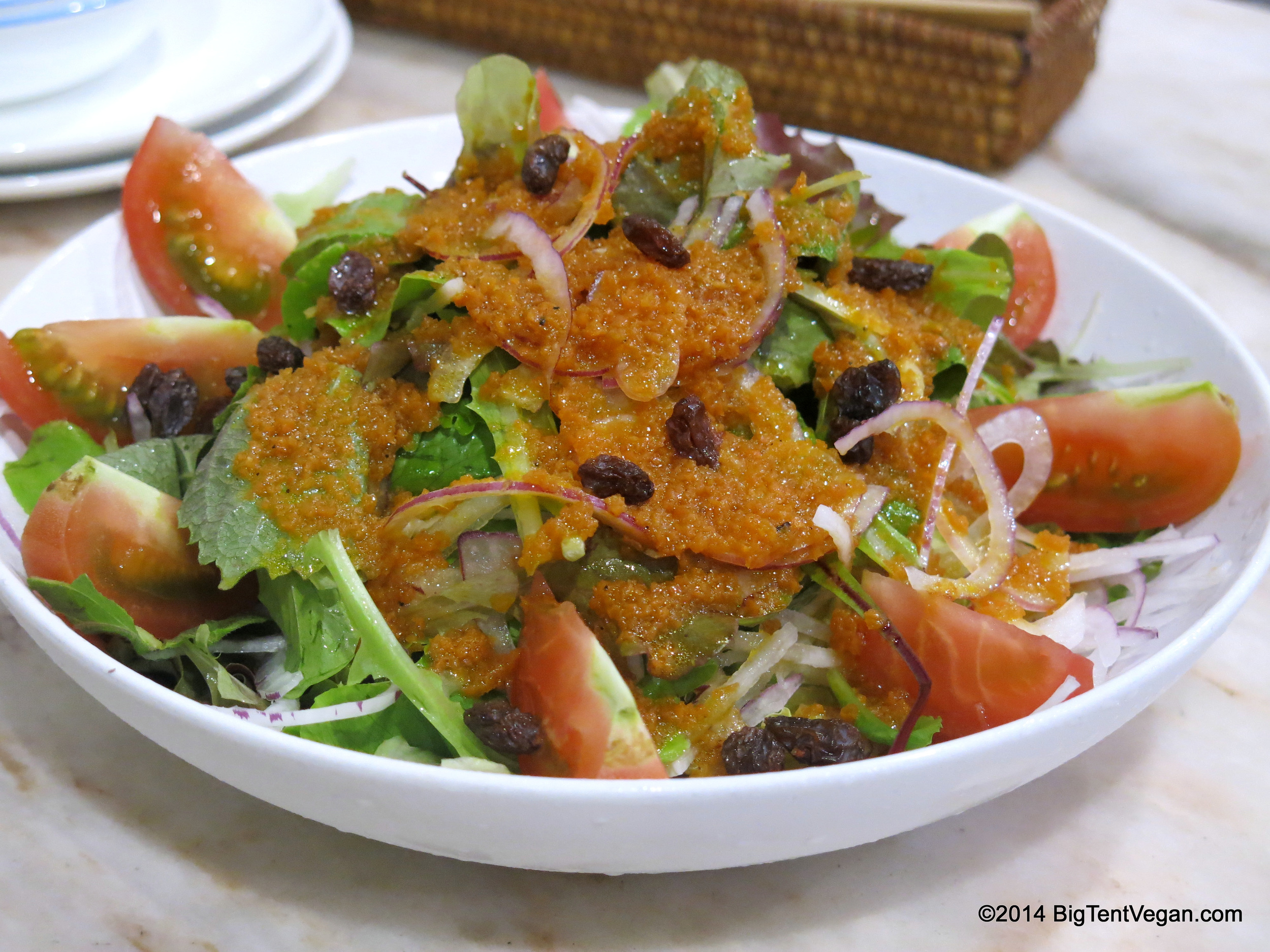 Garden Salad from 100% Vegans Caf
12.00
é
Normal
0
false
false
false
EN-US
X-NONE
X-NONE
MicrosoftInternetExplorer4
/* Style Definitions */
table.MsoNormalTable
{mso-style-name:"Table Normal";
mso-tstyle-rowband-size:0;
mso-tstyle-colband-size:0;
mso-style-noshow:yes;
mso-style-priority:99;
mso-style-qformat:yes;
mso-style-parent:"";
mso-padding-alt:0in 5.4pt 0in 5.4pt;
mso-para-margin-top:0in;
mso-para-margin-right:0in;
mso-para-margin-bottom:10.0pt;
mso-para-margin-left:0in;
line-height:115%;
mso-pagination:widow-orphan;
font-size:11.0pt;
font-family:"Calibri","sans-serif";
mso-ascii-font-family:Calibri;
mso-ascii-theme-font:minor-latin;
mso-fareast-font-family:"Times New Roman";
mso-fareast-theme-font:minor-fareast;
mso-hansi-font-family:Calibri;
mso-hansi-theme-font:minor-latin;}
and Restaurant in Kyoto, Japan