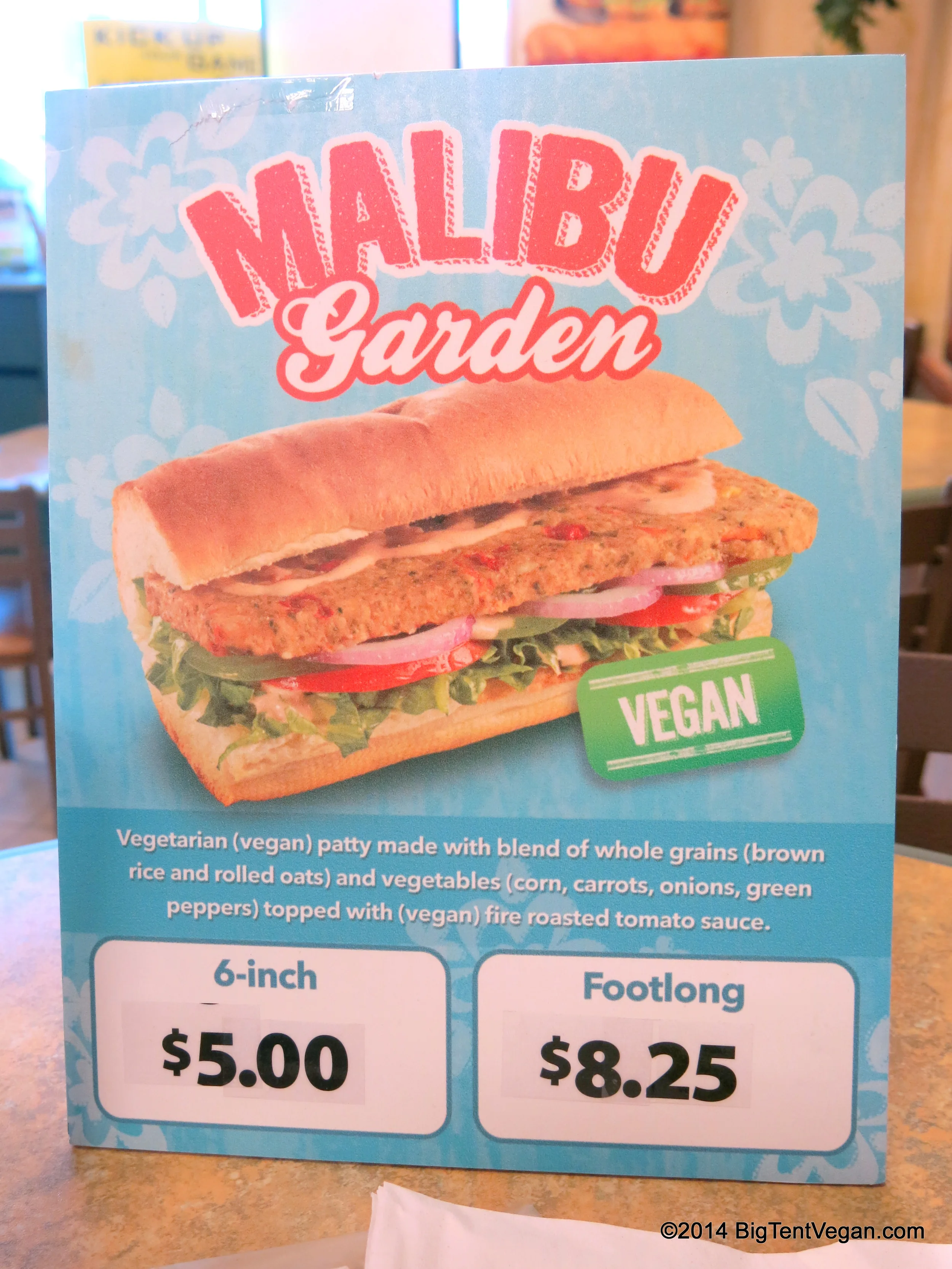 New Vegan Sandwiches at Los Angeles area Subways