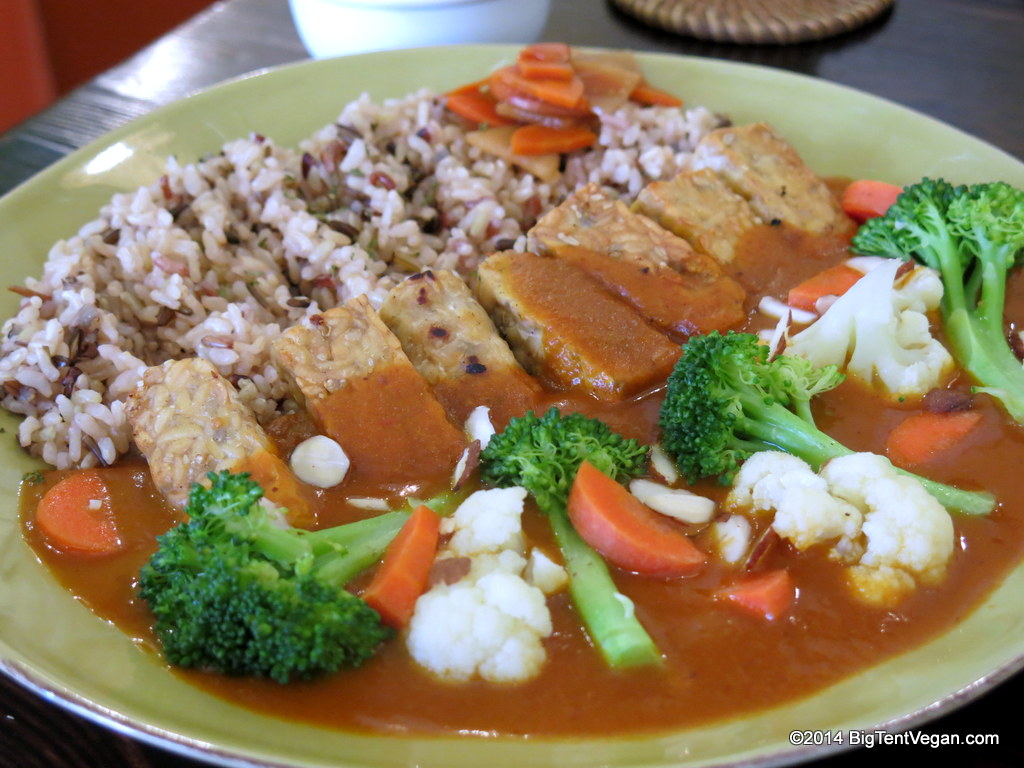 Vegilicious (Huntington Beach, CA, USA) Must try: Housemade Japanese-Style Curry. the portion sizes here are already very generous, but You can order an extra-large portion for a small additional cost. Do it.
