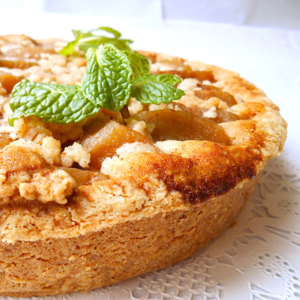 Baked Apple Pie From Pomegranate