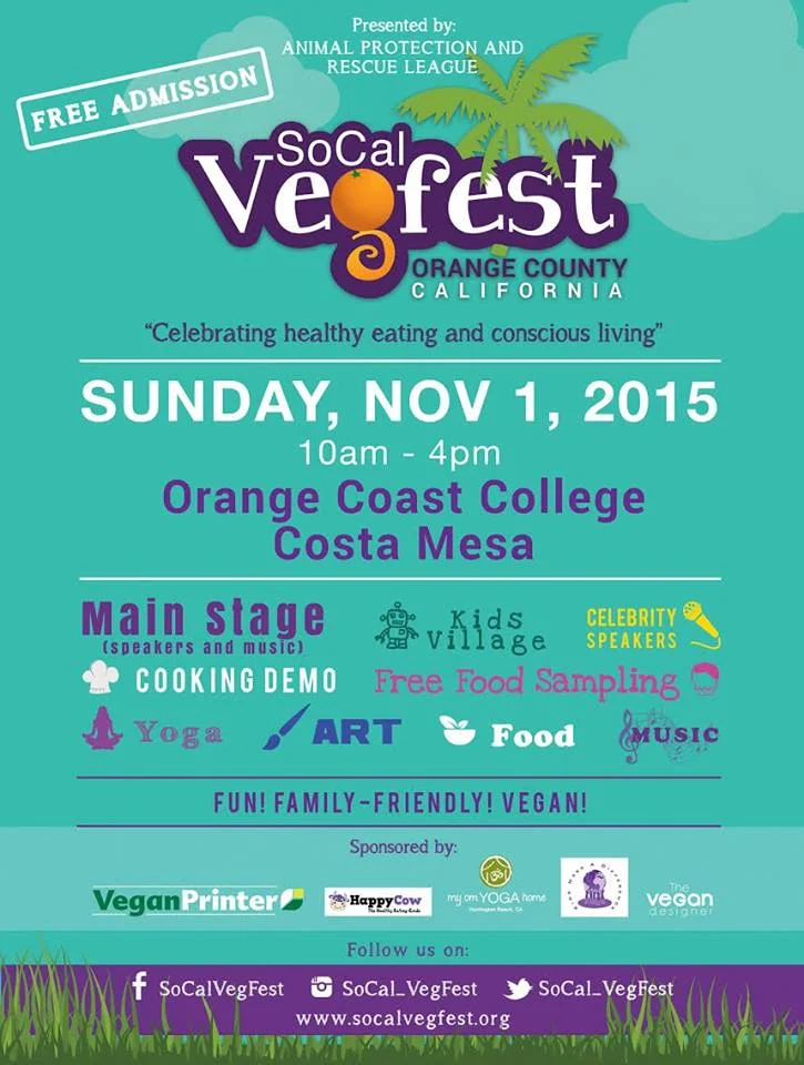 2015 SoCal VegFest on Sunday, Nov. 1 (Costa Mesa, CA, USA)
