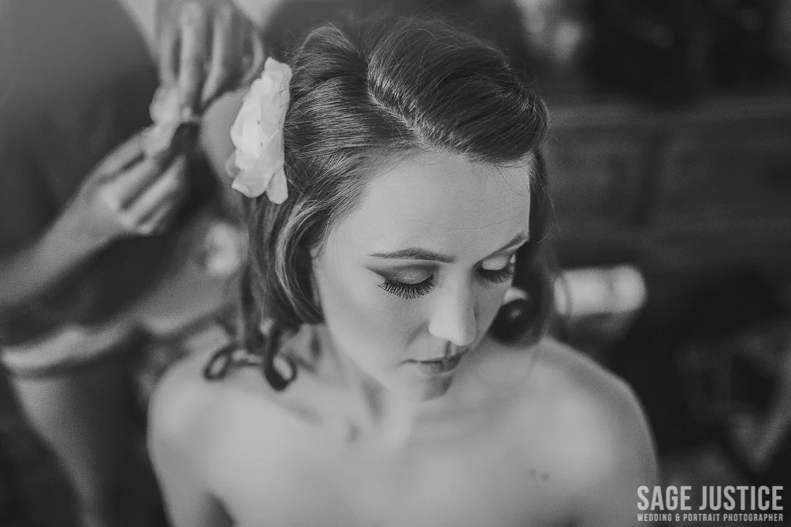 16 Gorgeous Bride Getting Ready black and white.jpg
