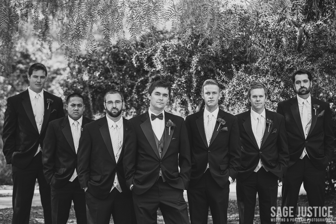 30 Groomsmen black and white balboa park.jpg