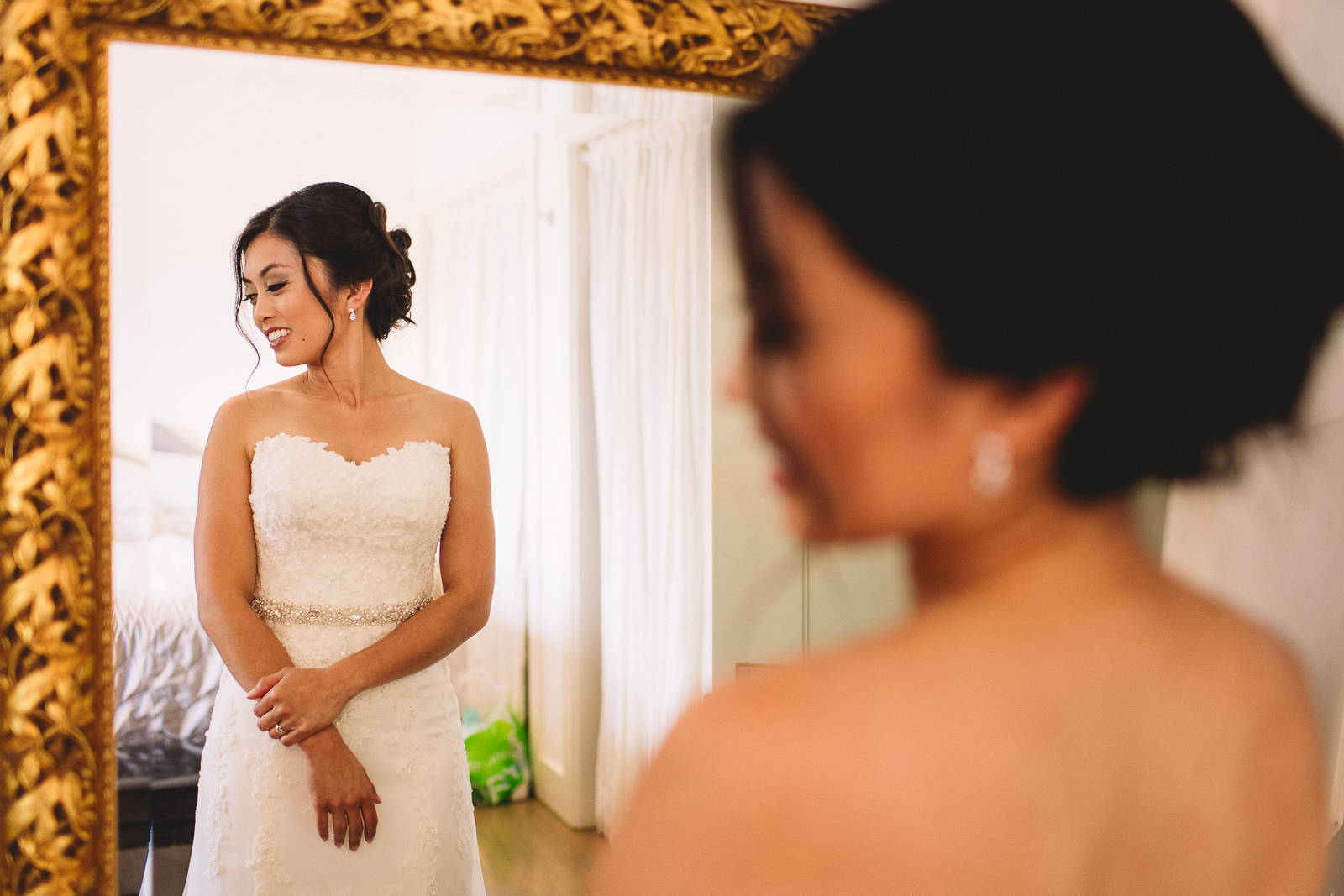 bride getting ready