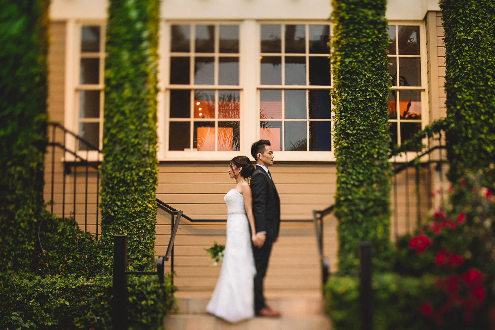 bride groom portrait cuvier club