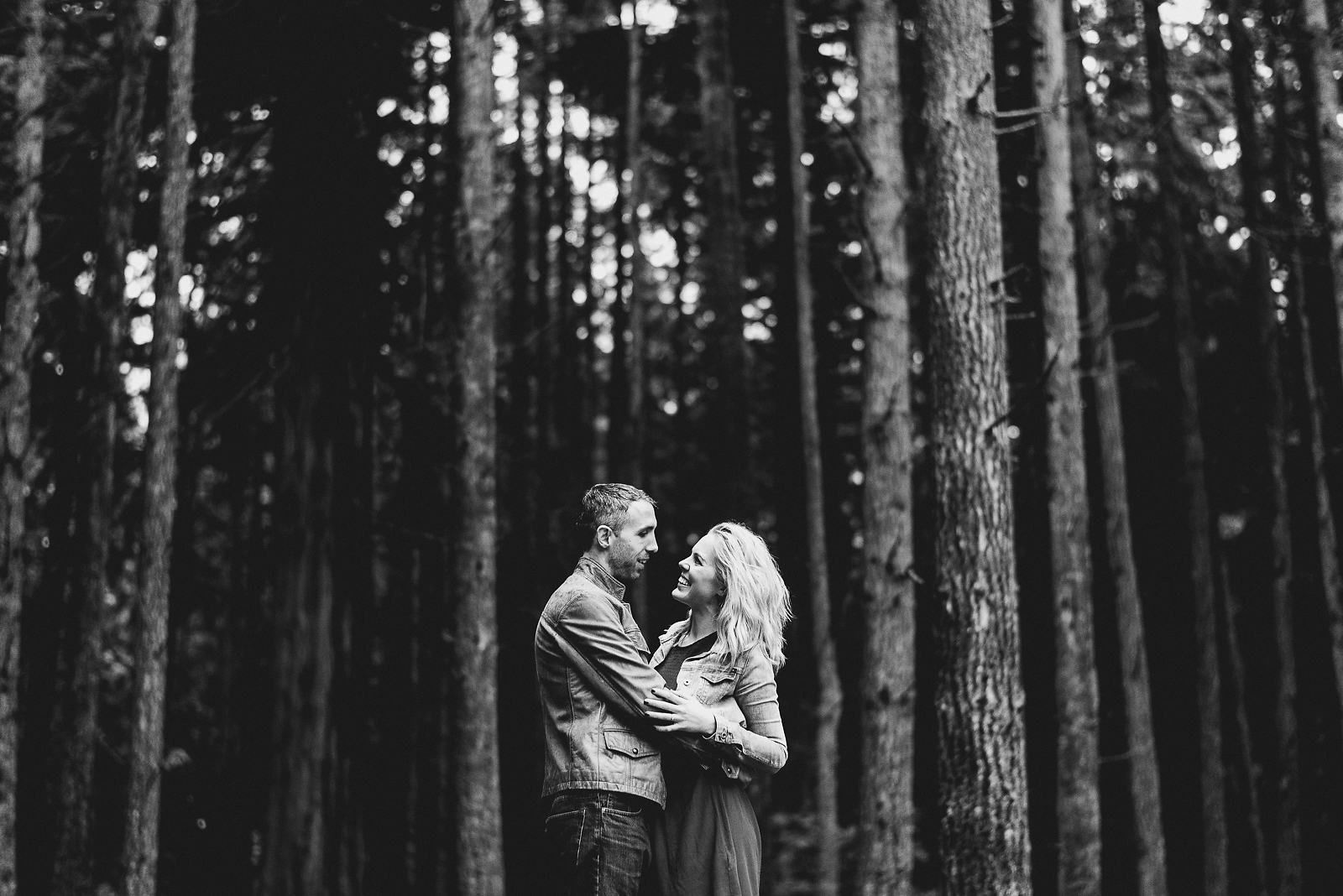 couple in forest