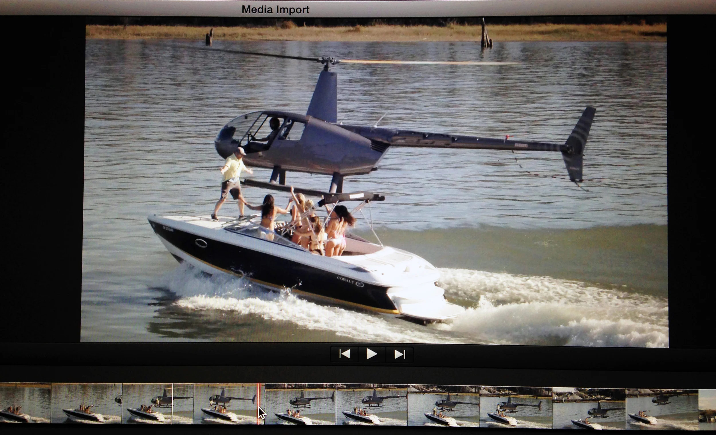 Screen shot from yesterday shoot. Was one of the most exciting shoots we've done to date.