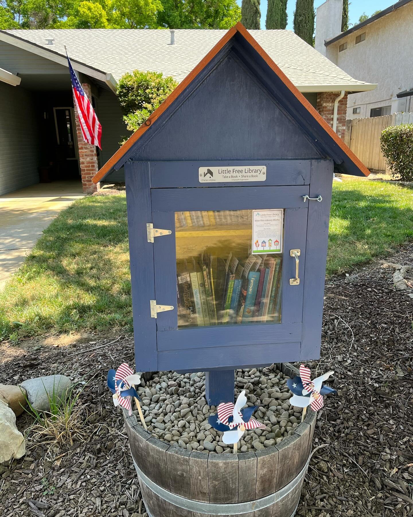 Last year for Mother&rsquo;s Day, my husband and I started building our Little Library, which I absolutely love! I enjoy watching families stop, take their time choosing books to take home, and some families even sit on our curb and read a few books 