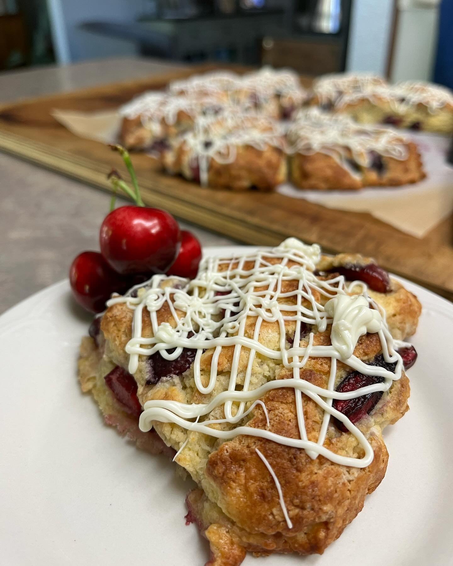 I&rsquo;ve picked a lot of blueberries and cherries over the last week at my favorite local u-pick place. Many of the cherries and blueberries have ended up in my freezer. But I did make myself some cherry scones for Mother&rsquo;s Day, and a blueber