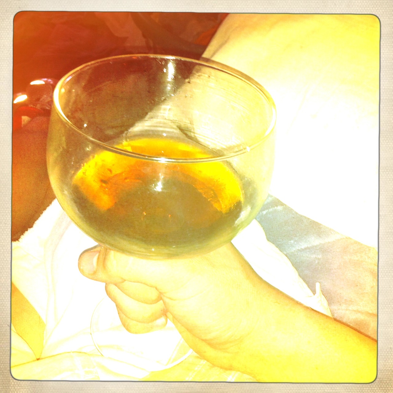 My new glass Buckhorst H1 Lens, Ina’s 1969 Film, Cherry Shine Flash, Taken with Hipstamatic