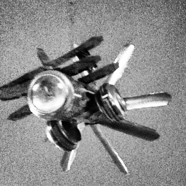 Plane made of beer cans  (Taken with instagram)