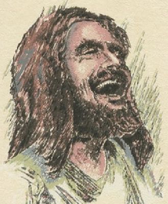 Laughing Jesus by Ralph Kozak
