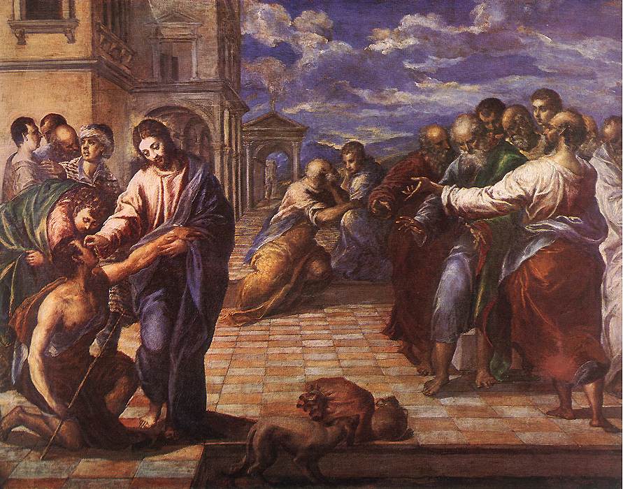 Christ Healing the Blind by El Greco