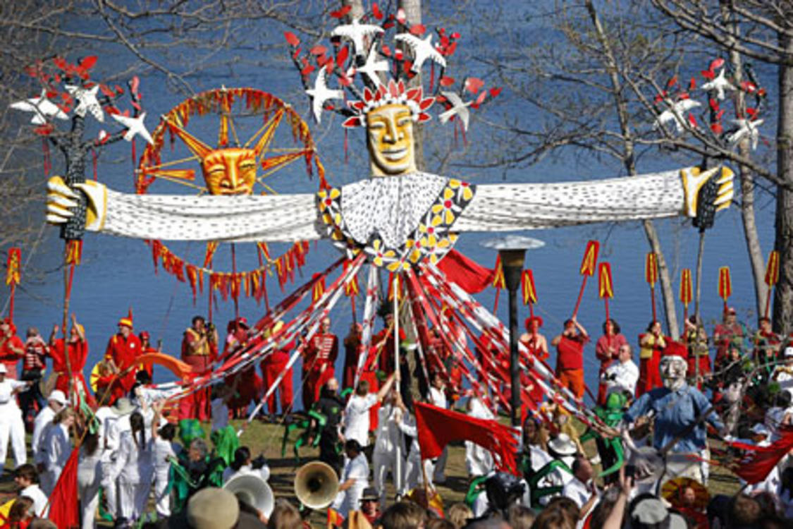 In the Heart of the Beast Puppet Theater's Annual May Day Parade and Festival, 2013. Minneapolis/St. Paul.