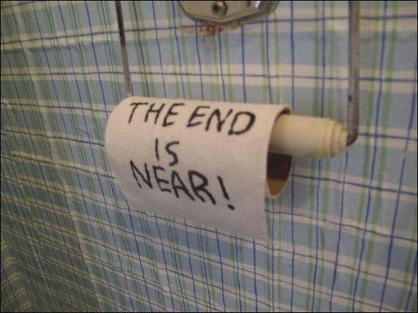 Even though they didn't have tp in his time, and Luther didn't much care for the Book of Revelation, this photo seems to fit....