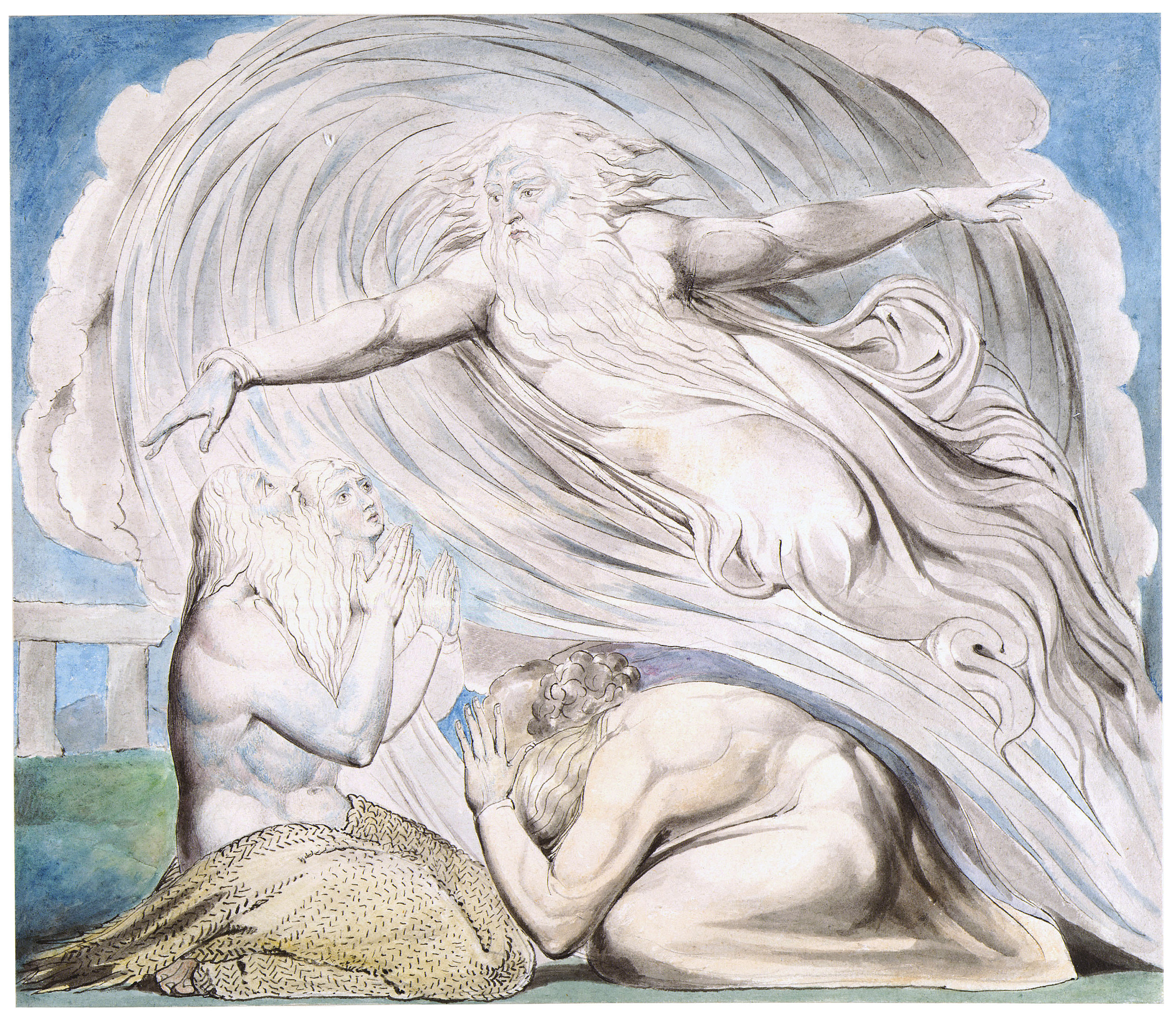 Even if they're devoid of the text's irony, Blake's paintings of the Job story are awesome.