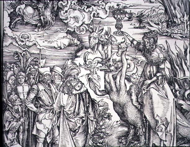 Albrecht Durer's woodcut of the exhausted, sore...Roma