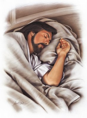 Sleeping Jesus in a snow shaker? Revolving atop a music box? How about on a snuggly pillowcase?