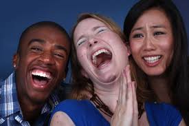 Laughter lives in the earliest part of the Judeo-Christian faith story, too, when (in Genesis 18) 90-year old Sarah couldn't contain her guffaw at the thought of getting to schtupp (or is it "scht*pp?) her 100-year old husband Abraham. 