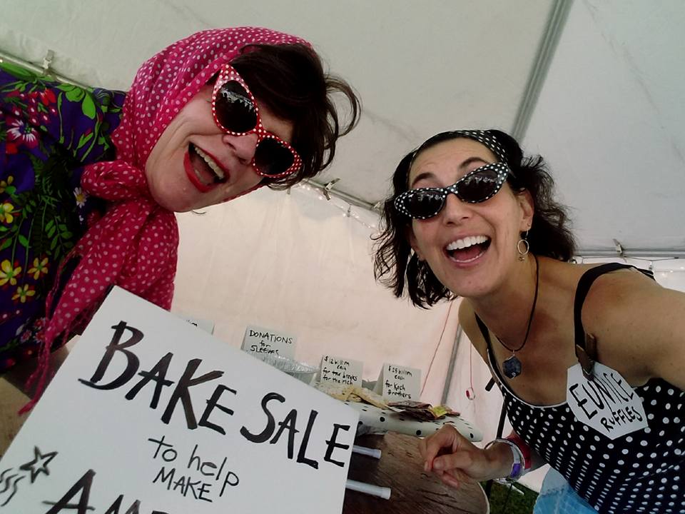 I'm guessing folks really know what hit them when they walked into our workshop tent!