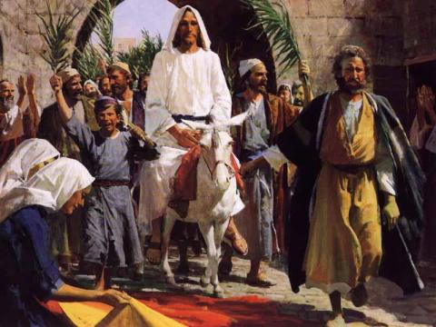 Jesus' feet are about to drag along the ground. Hail to the King!